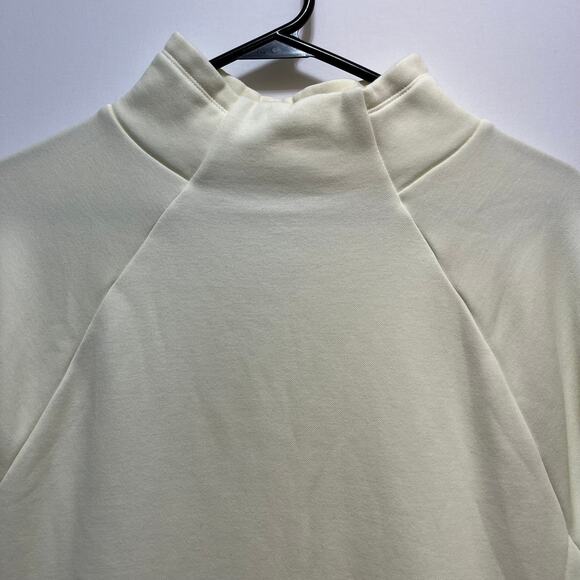 Fabletics Women’s Cream Pullover Sweatshirt Funnel Neck Size M - Picture 11 of 11